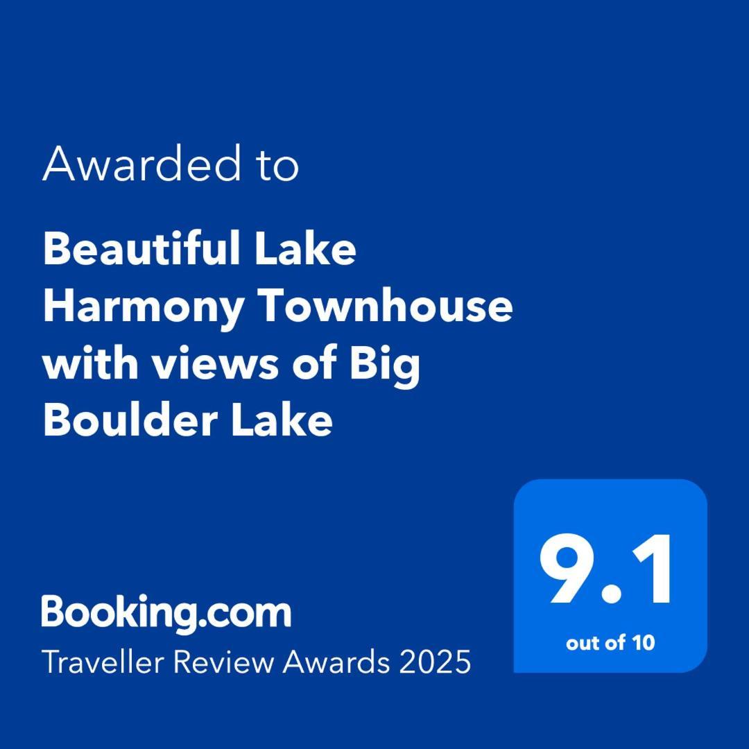Beautiful Lake Harmony Townhouse At Big Boulder Lake And Ski Area Zewnętrze zdjęcie